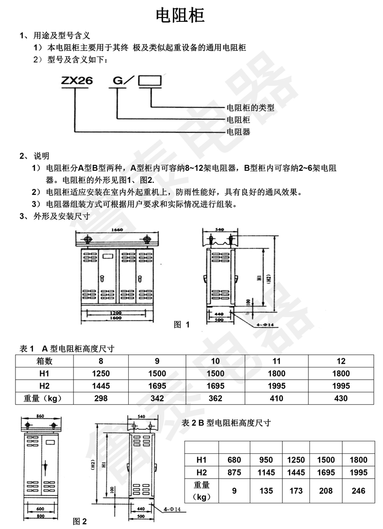 電阻柜